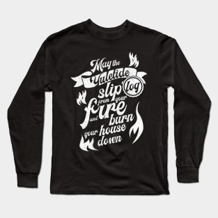 Blackadder Yuletide log Long Sleeve T-Shirt